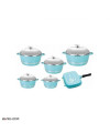 عکس سرویس قابلمه 12 پارچه فوما چدن سرامیک FUMA 10 Pcs SET FU-1061 تصویر