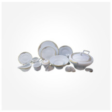 سرویس غذاخوری چینی پردیس فرانسه 50 پارچه Dinnerware service