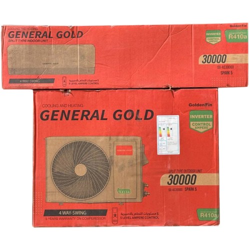 کولر گازی جنرال گلد اینورتر اسپارک GG-AS30000 SPARK 5